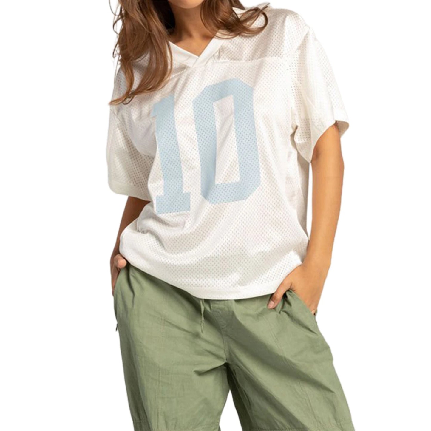 Women s Lightweight Summer V-Neck T-Shirt with Floral Print and Ruffle Sleeves for a Stylish and Comfortable Look