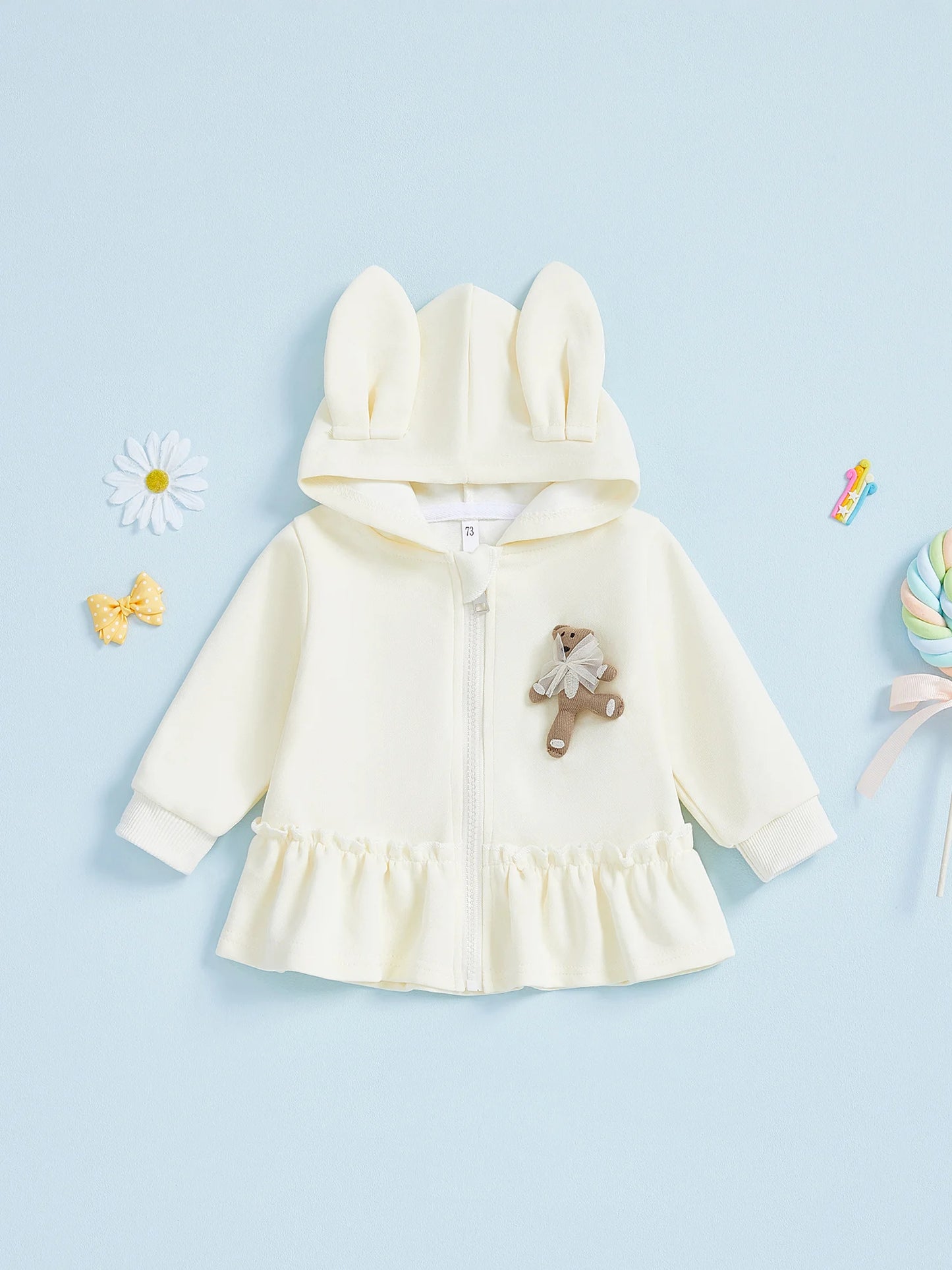 Adorable Toddler Girl Winter Coat with Faux Fur Hood and Pom Pom Detail Warm Jacket for Cold Weather Outfits