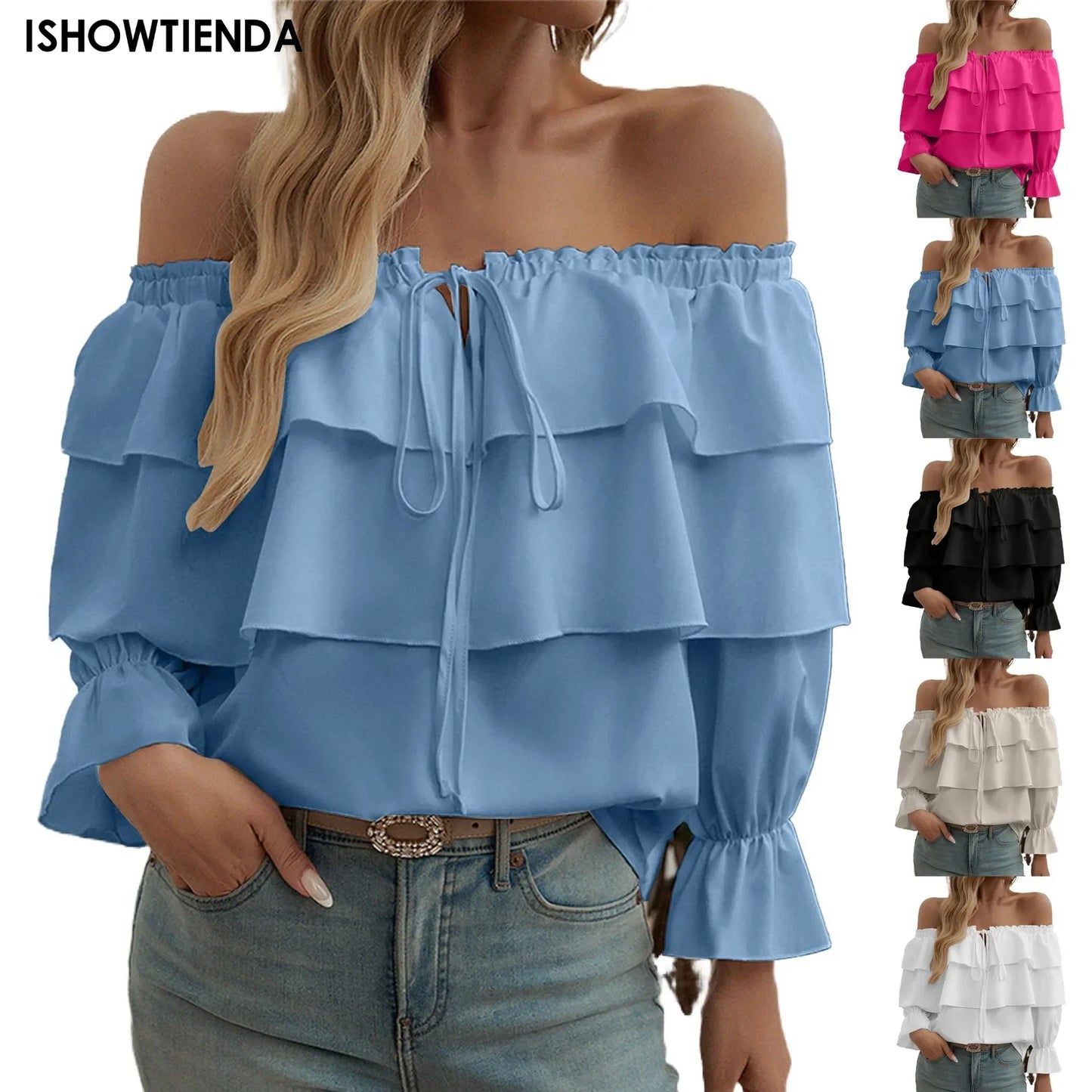 Sexy One Shoulder Bow Knot Shirt For Women Clothing 2025 Summer Tops Female Sexy Club T -shirt Y2k Pullover Korean Blouse