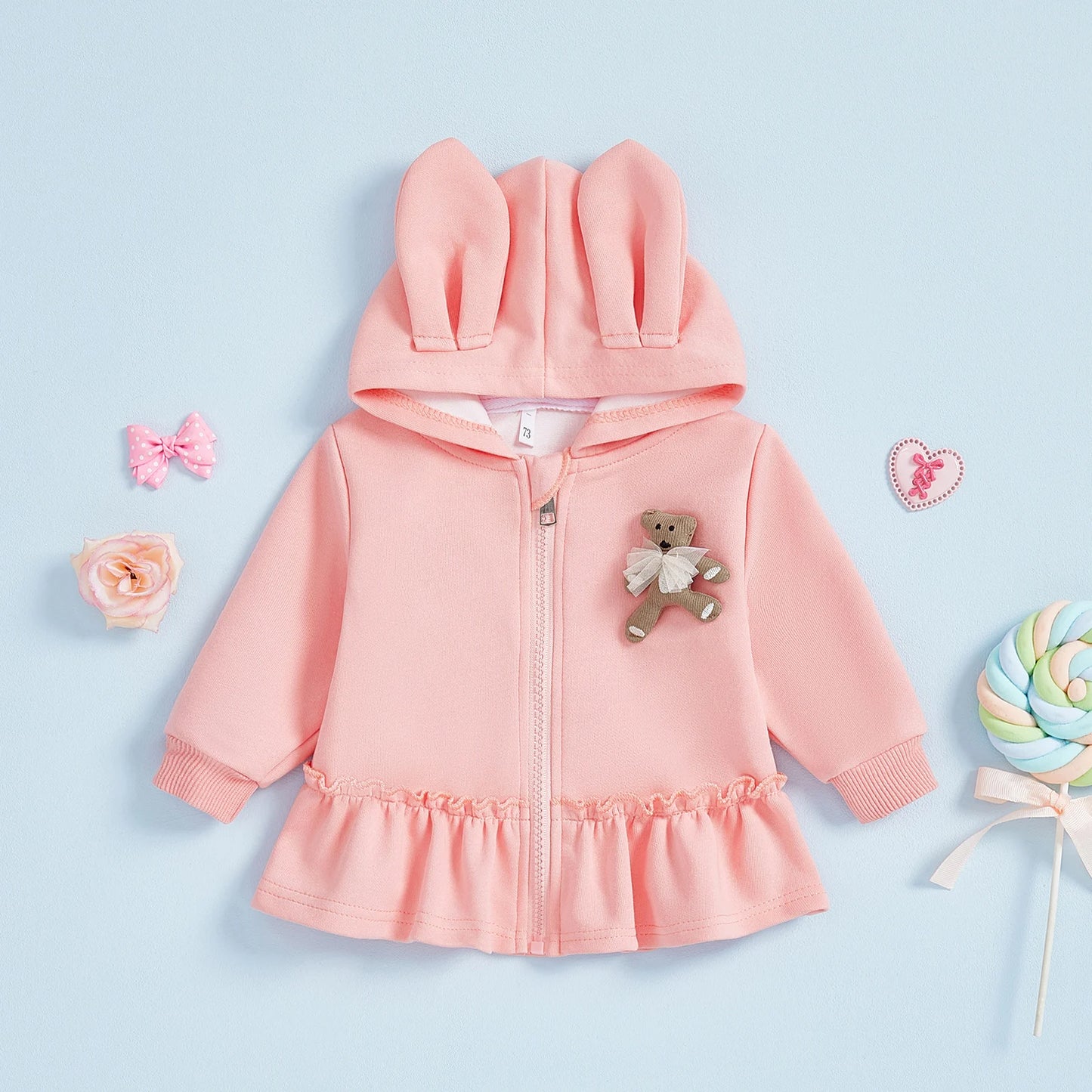 Adorable Toddler Girl Winter Coat with Faux Fur Hood and Pom Pom Detail Warm Jacket for Cold Weather Outfits