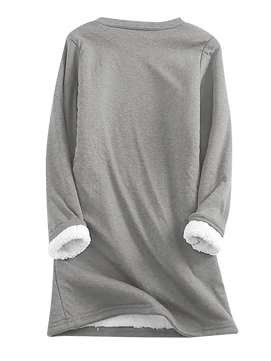 Women s Cozy 2 Piece Set Plush Fleece Pullover and Comfy Joggers for Loungewear or Casual Athleisure Look