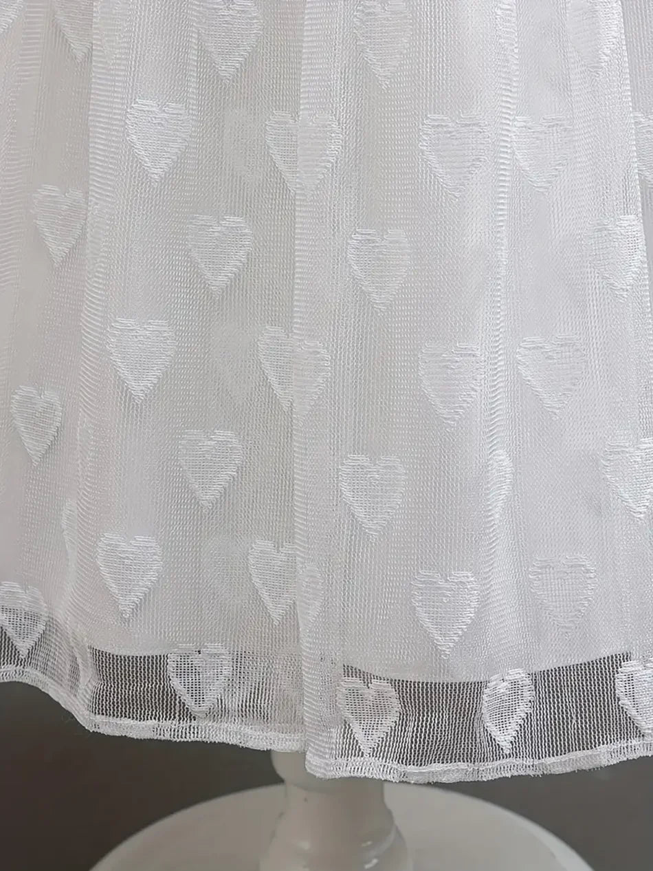 Girls Party Dresses Summer Luxury Elegant Bow Princess Dress Kids Baptism Lace Wedding Vest Birthday Evening Clothes 2-7 Year