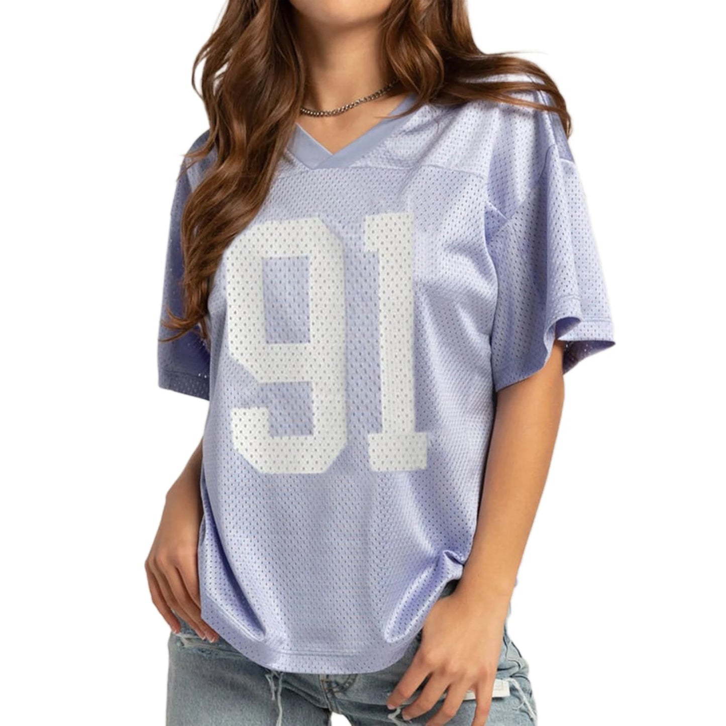 Women s Lightweight Summer V-Neck T-Shirt with Floral Print and Ruffle Sleeves for a Stylish and Comfortable Look