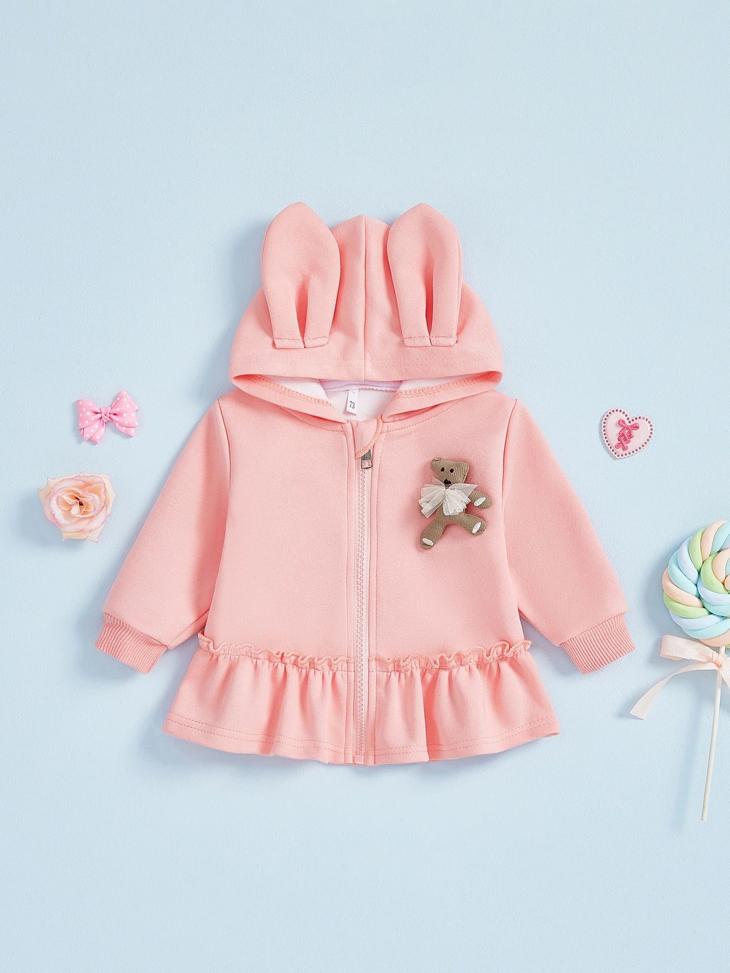 Adorable Toddler Girl Winter Coat with Faux Fur Hood and Pom Pom Detail Warm Jacket for Cold Weather Outfits